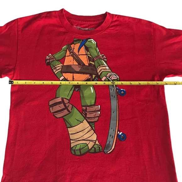 Nickelodeon Teenage Mutant Ninja Turtles Red Tee Shirt Youth Size Medium - Picture 6 of 10